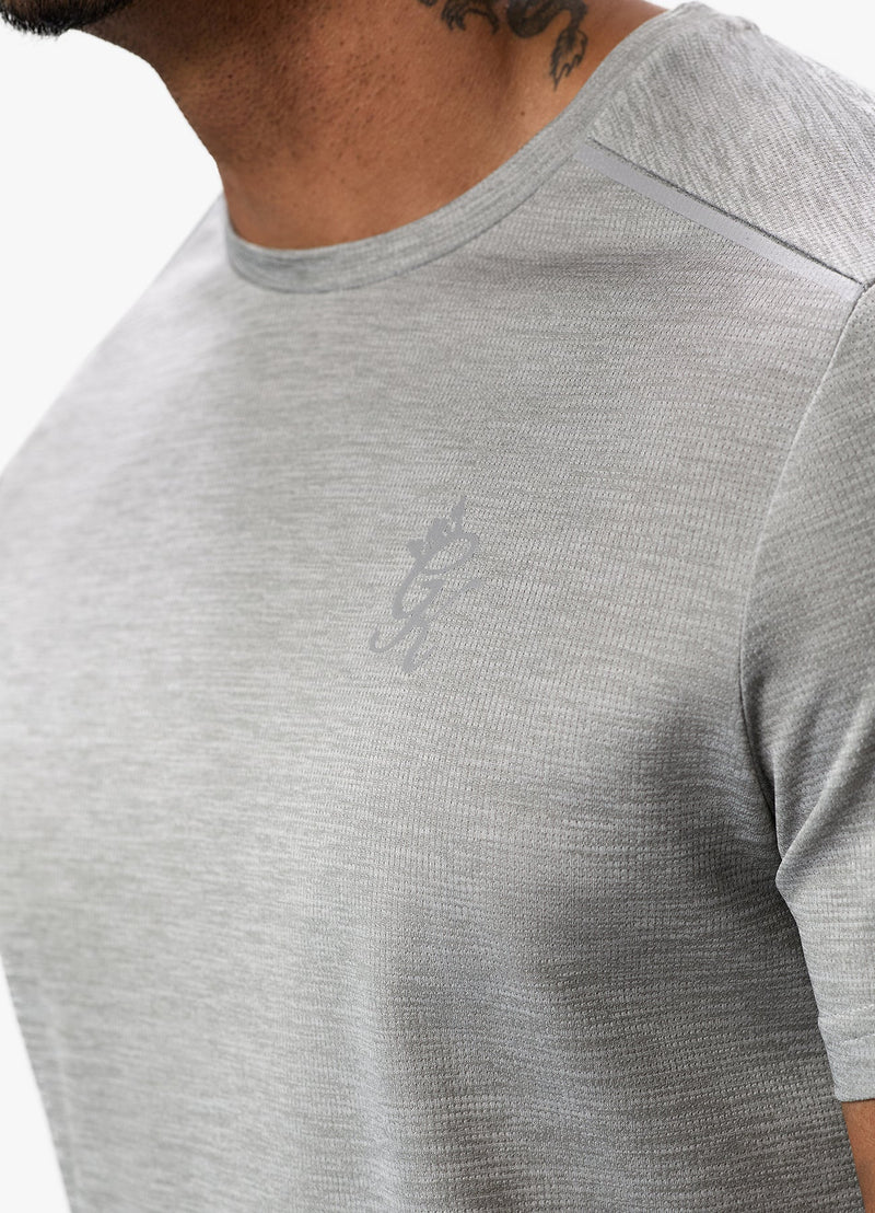 Gym King Element Tee - Grey Marl