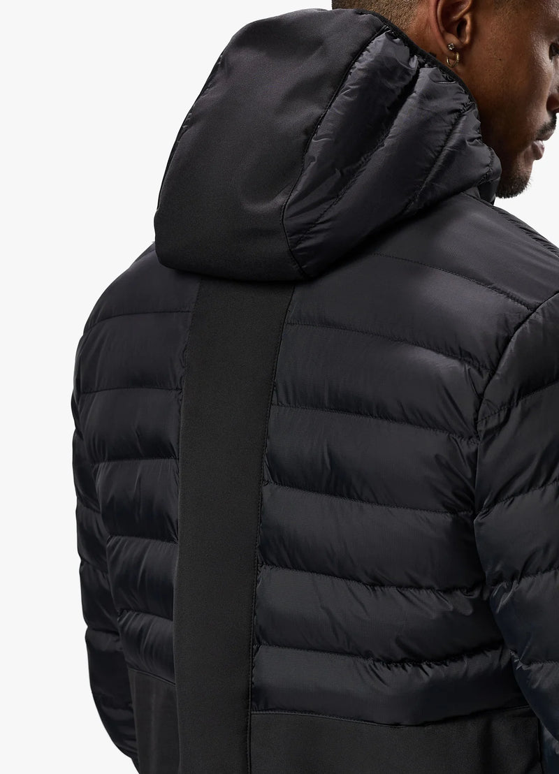 Gym King Summit Hybrird Hooded Jacket - BLACK