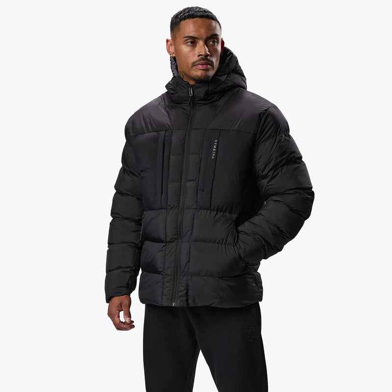 Gym King Synergy Lightweight Padded Jacket BLACK