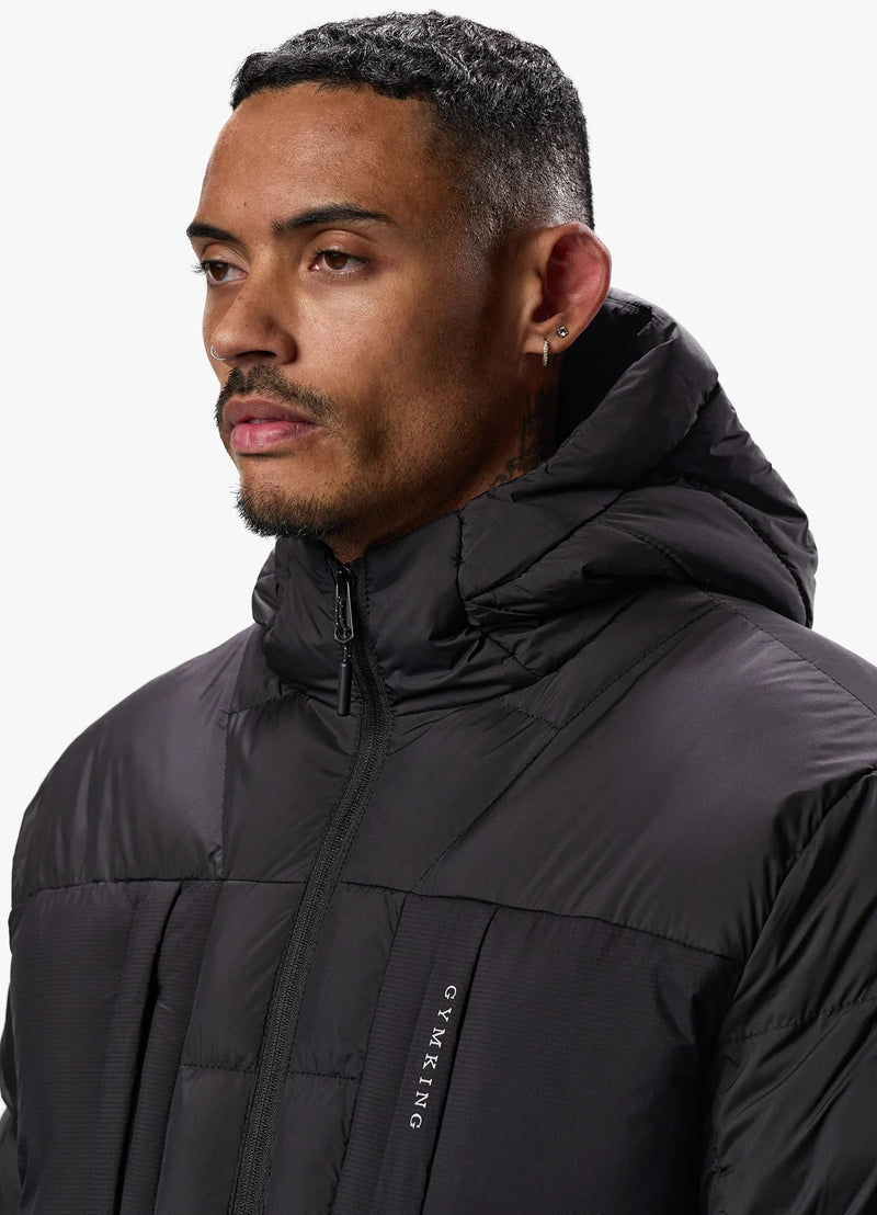 Gym King Synergy Lightweight Padded Jacket BLACK