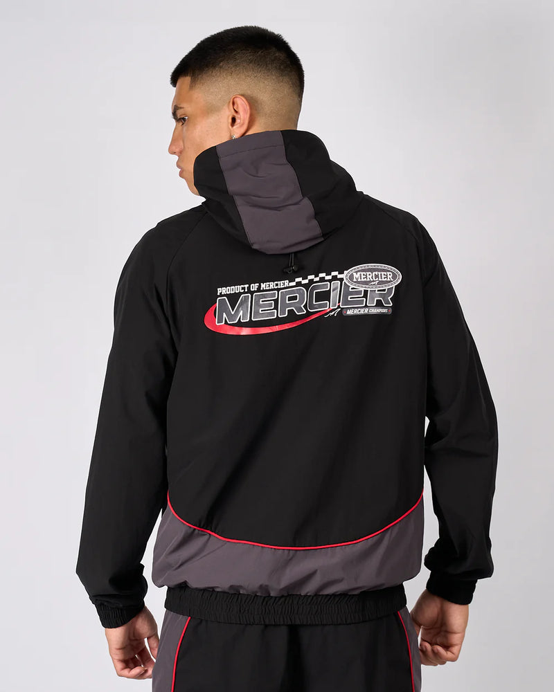 Mercier Black Grey Maison Racer Track Top