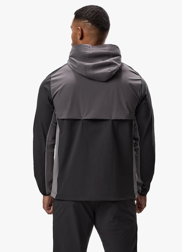 Gym King Advance Tracksuit Top Black Fossil Grey