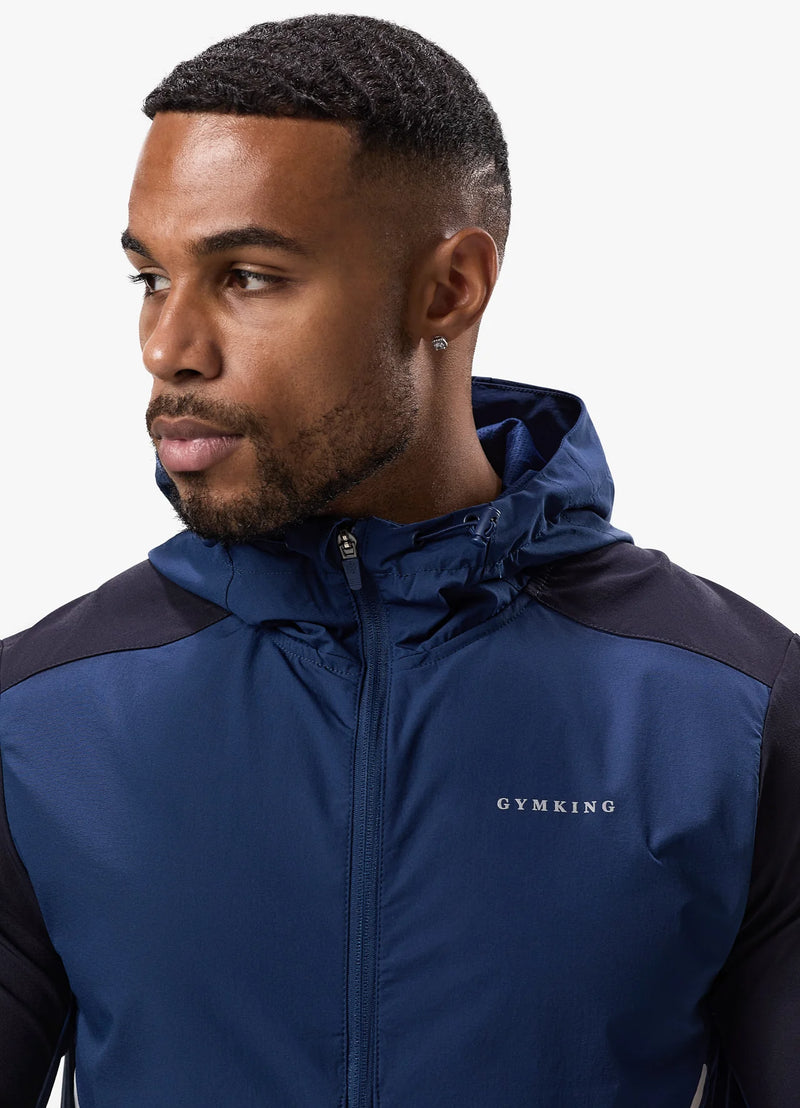 Gym King Advance Tracksuit Top Navy Estate Blue