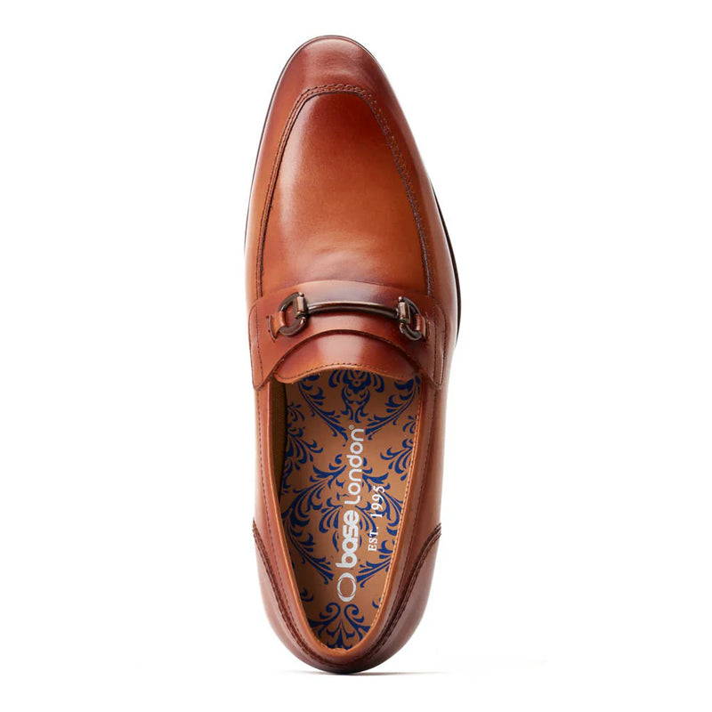 Base London Russo Waxy Loafers Tan