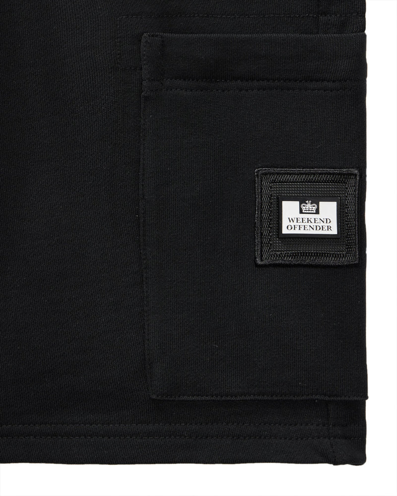 Weekend Offender Hawkins Jogger Shorts - BLACK