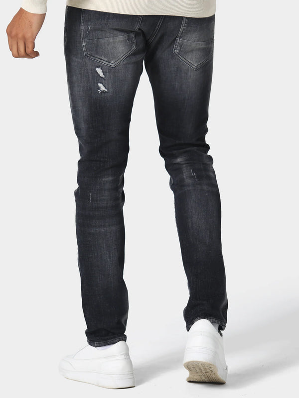 883 Police Dino TODD 985 Slim Fit Jeans - BLACK WASH