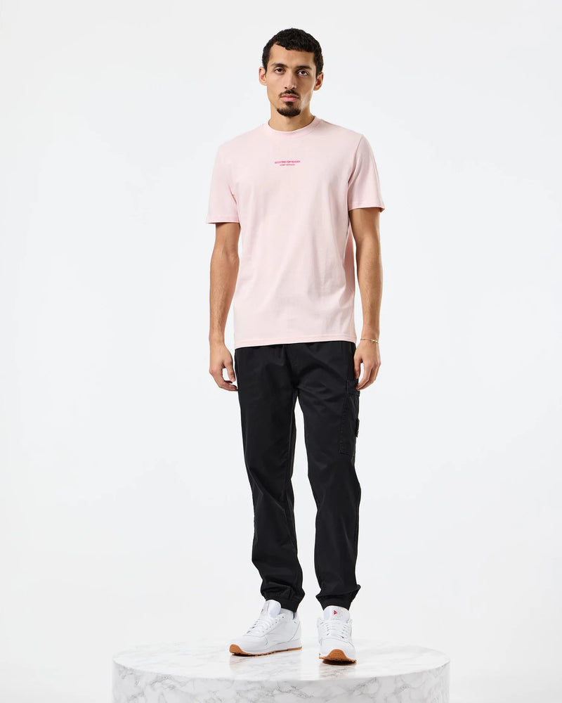 Weekend Offender Millergrove T-Shirt Pale Blush Pink/Candy Pink