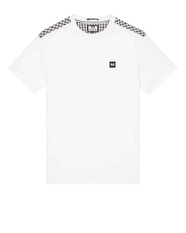 Weekend Offender Diaz T-Shirt White/Mid House Check