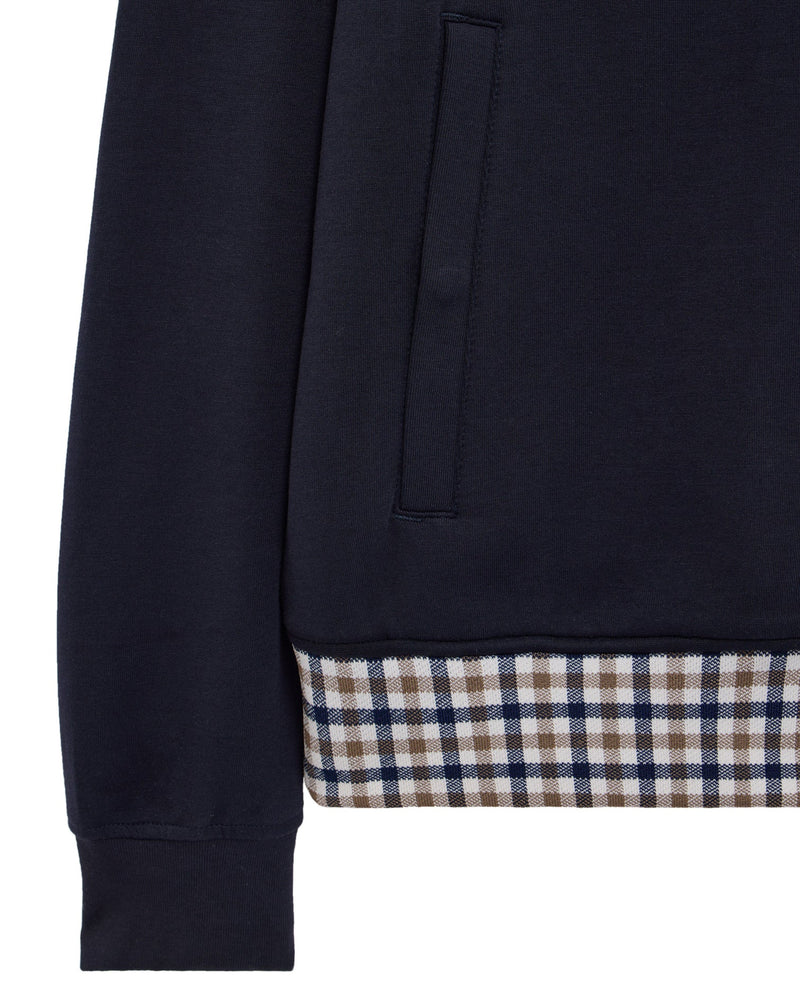 Weekend Offender Alameda House Check Track Top - Navy