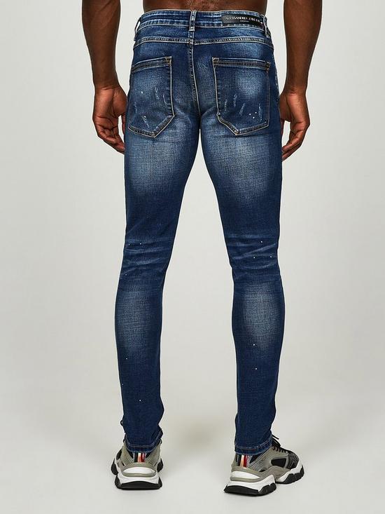 Alessandro Zavetti Raneiro Slim Fit Jeans - Blue