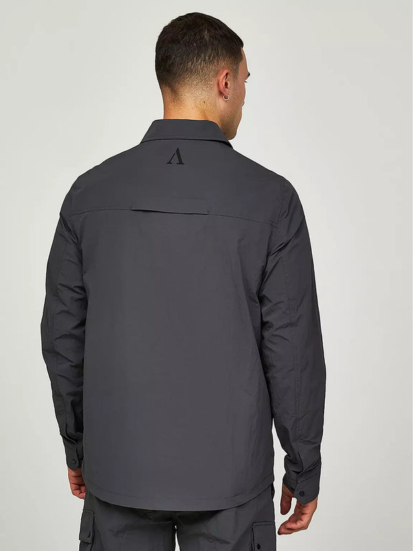 Alessandro Zavetti Fiorenzo Overshirt - ASPHALT Grey