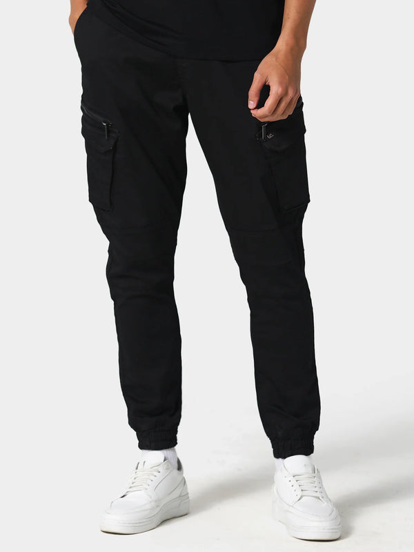 883 Police Ware Black Cargo Pants