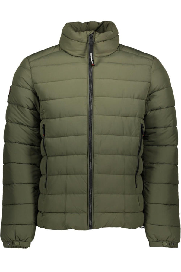 Superdry Mens Fuji Emb Padded Jacket Eclipse - DUSTY OLIVE