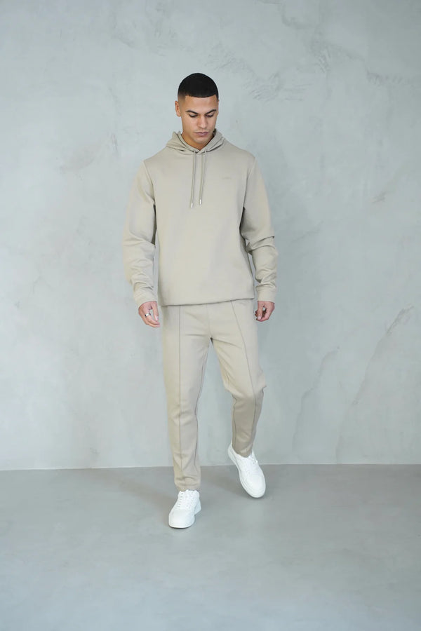 Capo Interlock Hoodie BEIGE