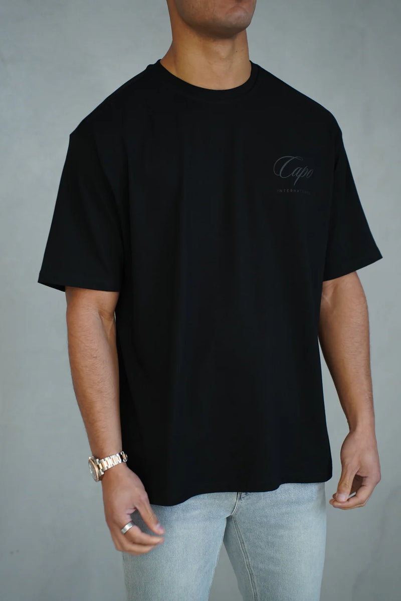 Capo International T-Shirt - BLACK