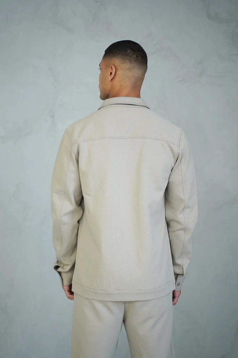 Capo Interlock Jacket OATMEAL