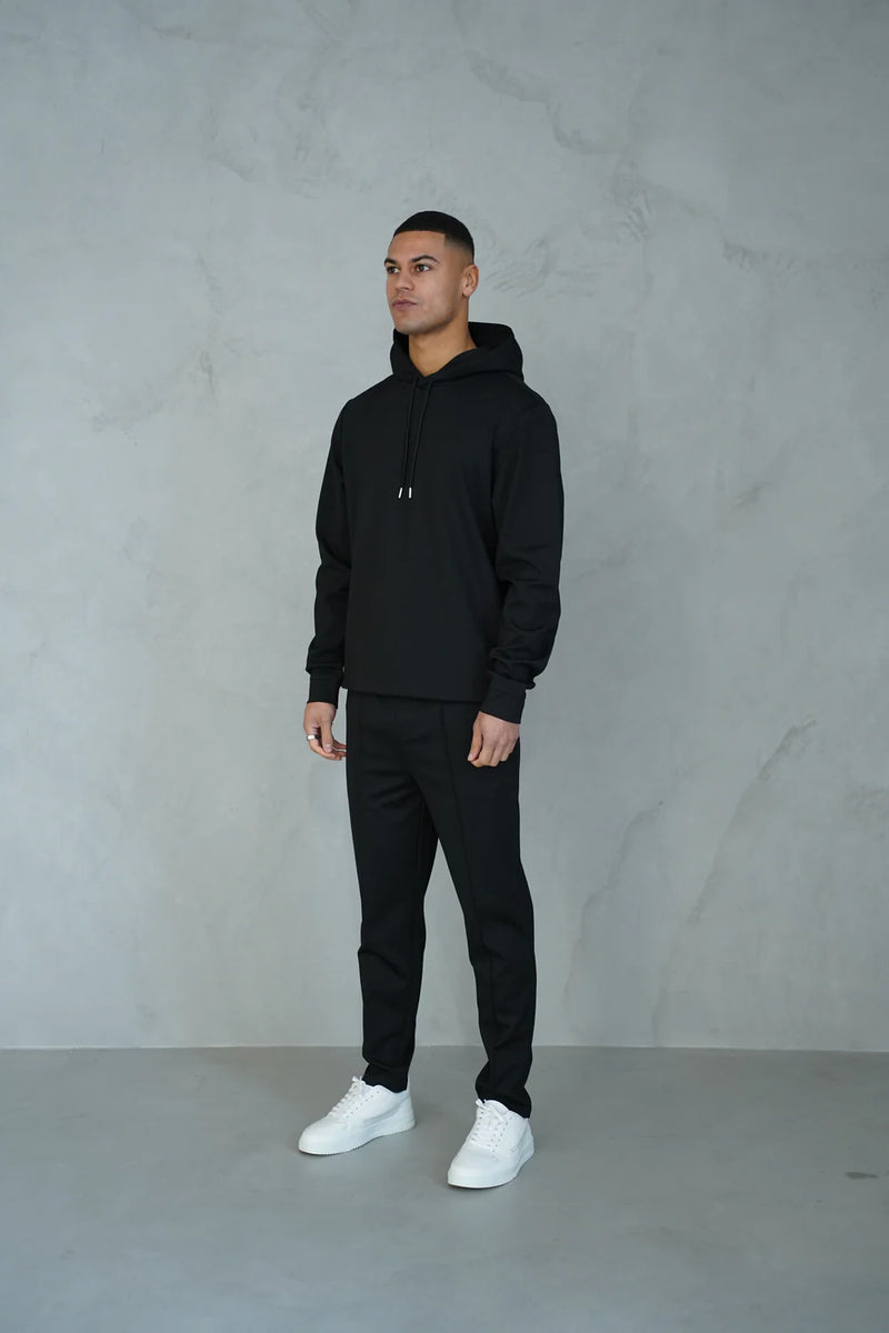 Capo Interlock Hoodie BLACK