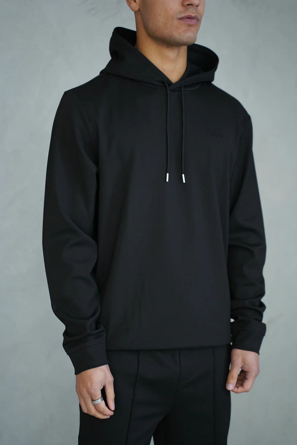 Capo Interlock Hoodie BLACK