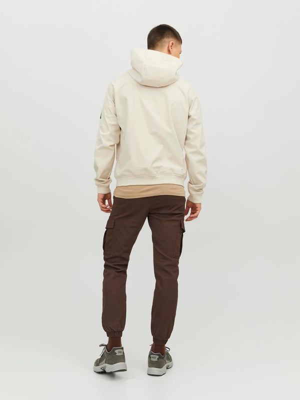 Jack & Jones Basic Softshell Hooded Jacket - MOONBEAM