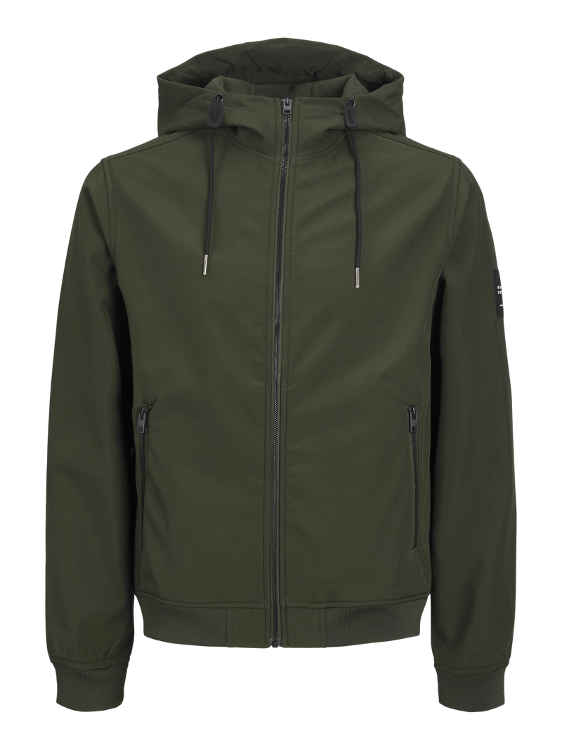 Jack & Jones Basic Softshell Hooded Jacket - ROSIN