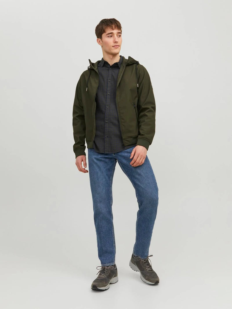 Jack & Jones Basic Softshell Hooded Jacket - ROSIN