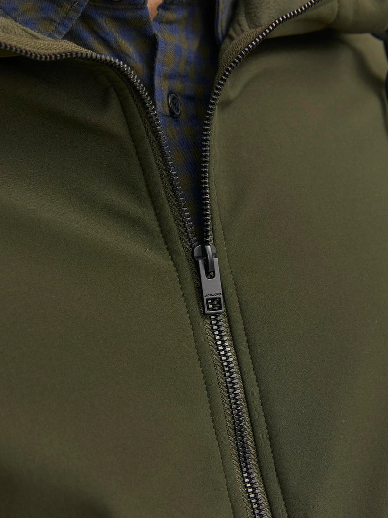 Jack & Jones Basic Softshell Hooded Jacket - ROSIN