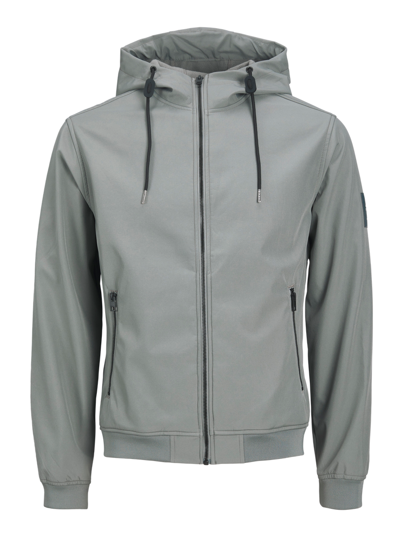 Jack & Jones Basic Softshell Hooded Jacket - SEDONA SAGE