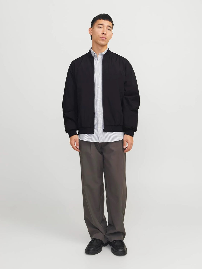 Jack & Jones Charge Bomber Jacket - BLACK