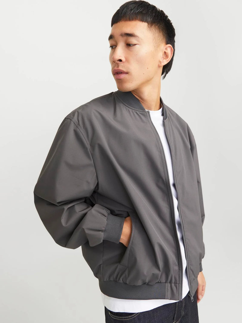 Jack & Jones Charge Bomber Jacket - CASTLEROCK