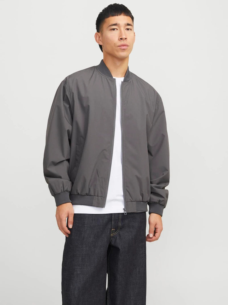 Jack & Jones Charge Bomber Jacket - CASTLEROCK