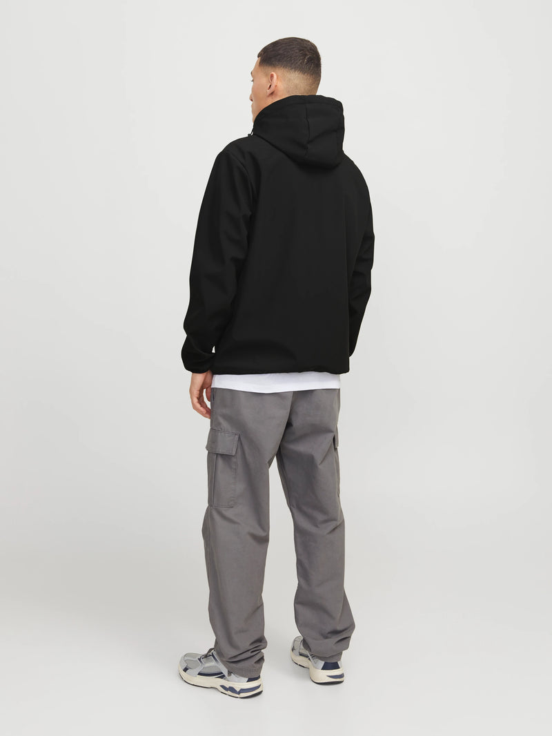 Jack & Jones Theo Softshell Hooded Jacket - BLACK