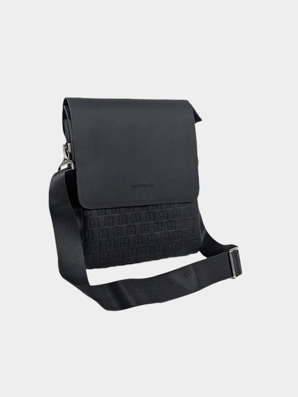 883 Police Molsdens Black Messenger Bag