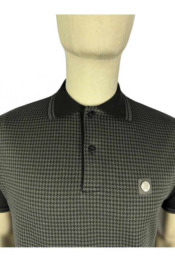 Trojan Houndstooth panel polo TR/8934 Code: TR8934